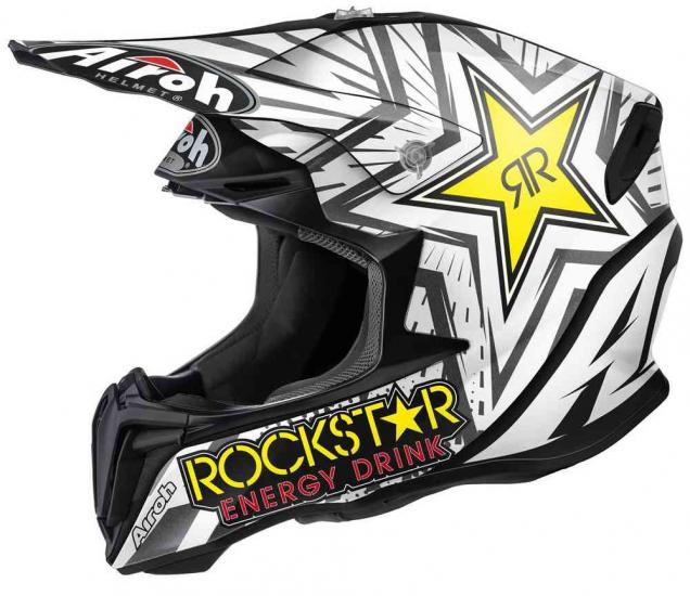 Airoh Twist Rockstar Motocross Helmet Airoh Twist Rockstar Motocross Helmet