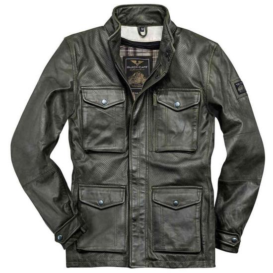 Black-Cafe London Manhattan Leather Jacket Black-Cafe London Manhattan Leather Jacket