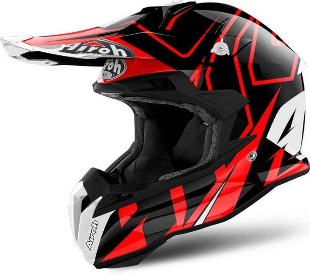 Airoh Terminator Open Vision Shock Motocross Helmet Airoh Terminator Open Vision Shock Motocross Helmet
