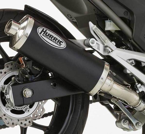 Hurric Rac 1 Elliptic EG/BE Exhaust System Hurric Rac 1 Elliptic EG/BE Exhaust System