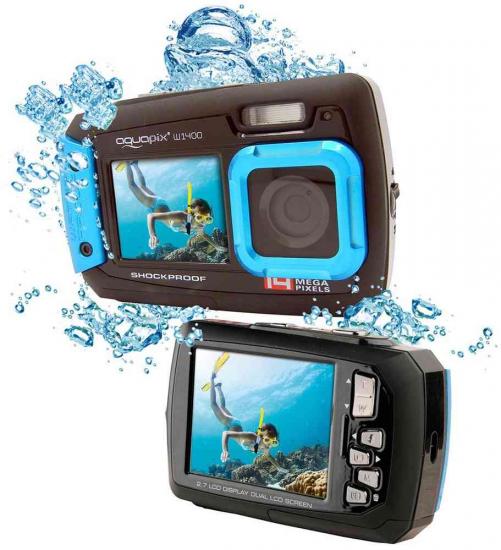 Aquapix W1400 Active underwater Ćamera with Dual Display