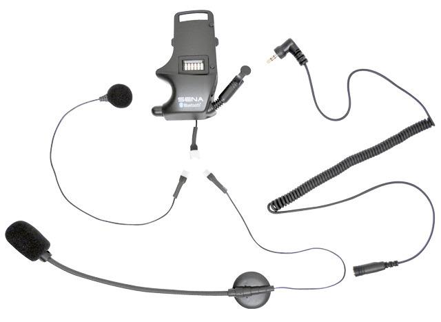 Sena SMH10 Helmet Clamp Kit - For Earbuds with Attachable Boom Microphone & Wired Microphone