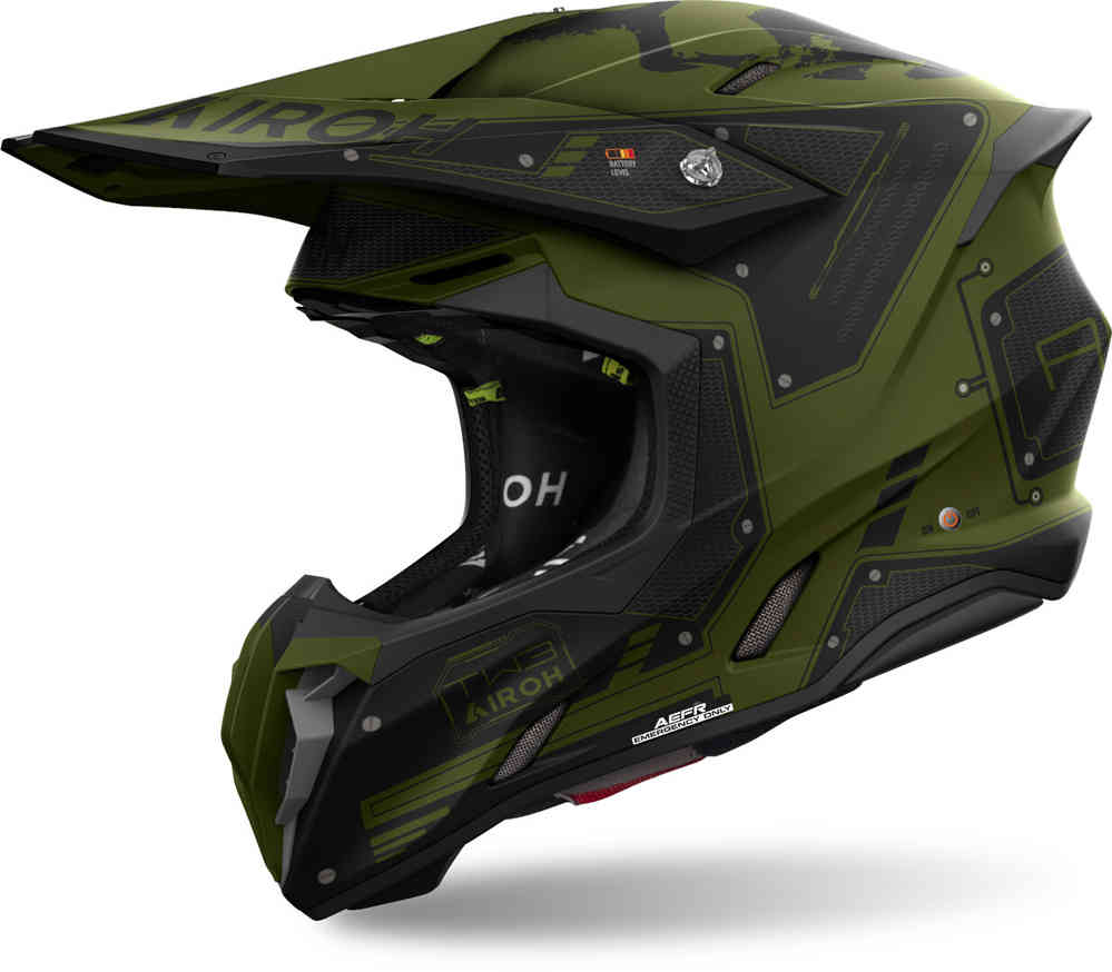 Airoh Twist 3 Military Motocross Helmet